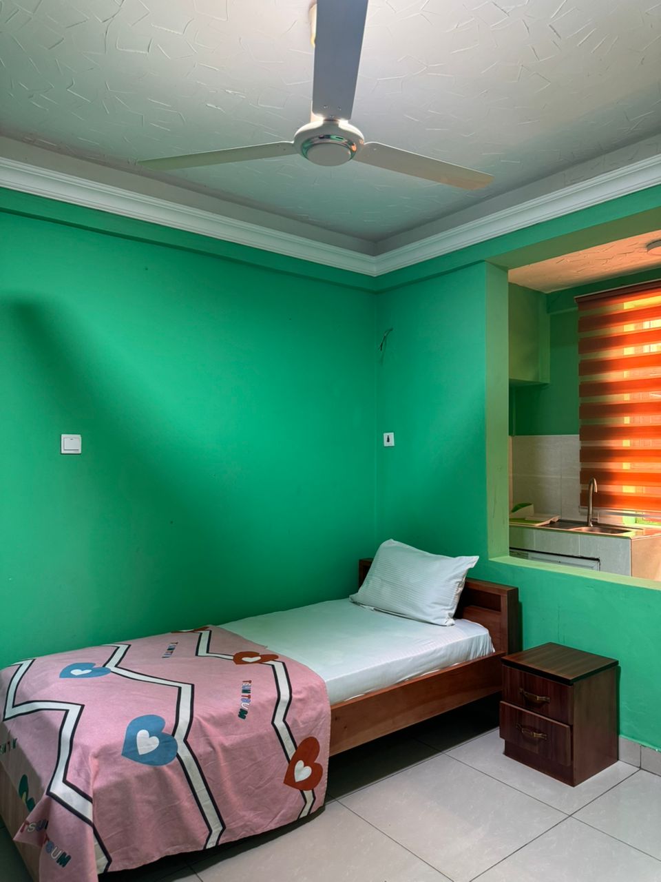 247 Hotel Apartment -rooms(single bed with fan) - 1